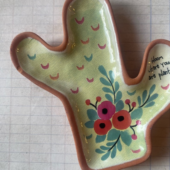 Natural Life Cactus Santa Fe Trinket Dish - Picture 5 of 10